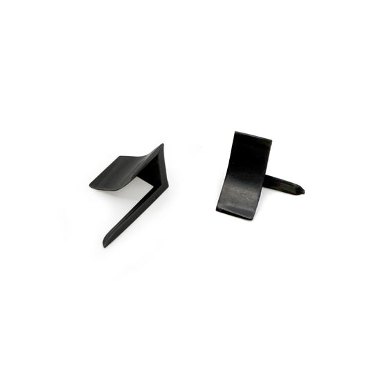 Black SmarterTrim end cap finishing piece for Smart Trim or Smart Edge installation with Smart Film