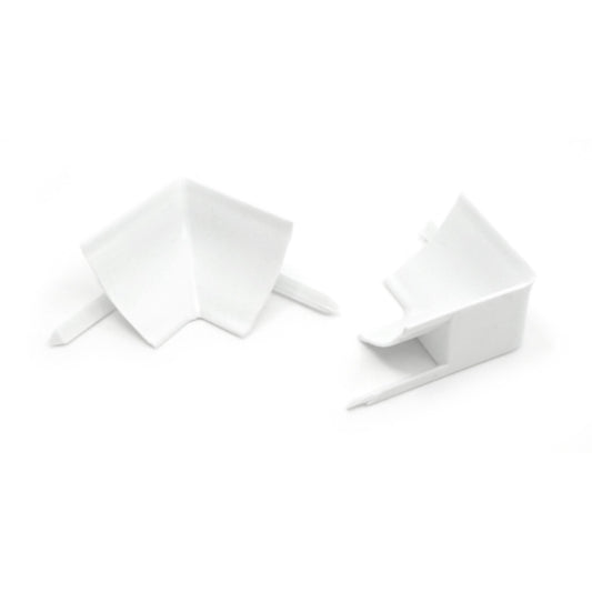 White Smarter Trim inside corner finishing piece for clean interior trim corner